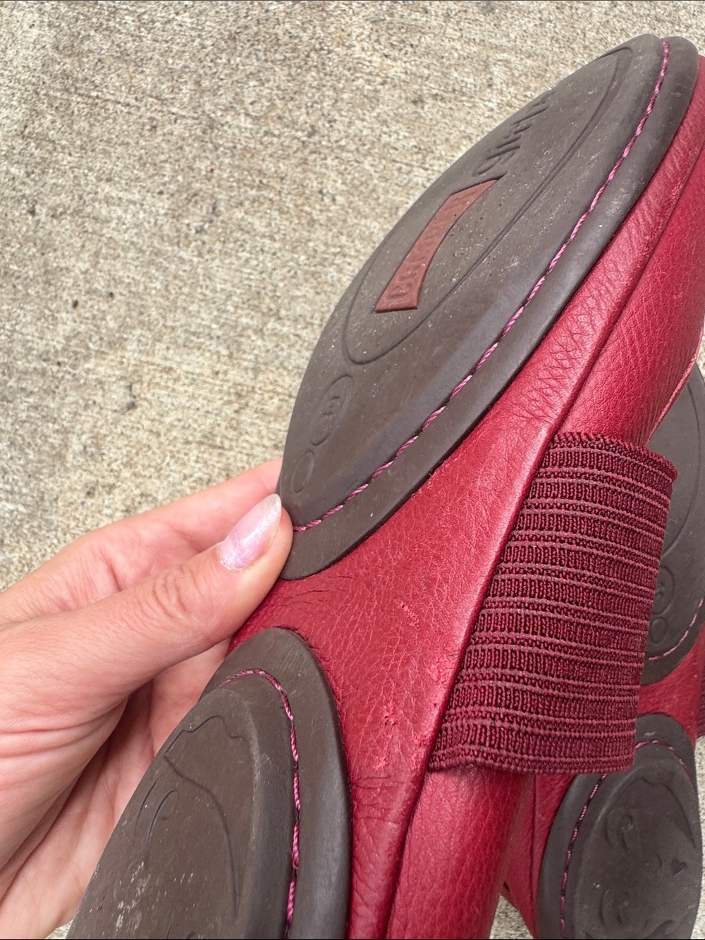 Camper Ballerina in Deep Red - Picture 12 of 13